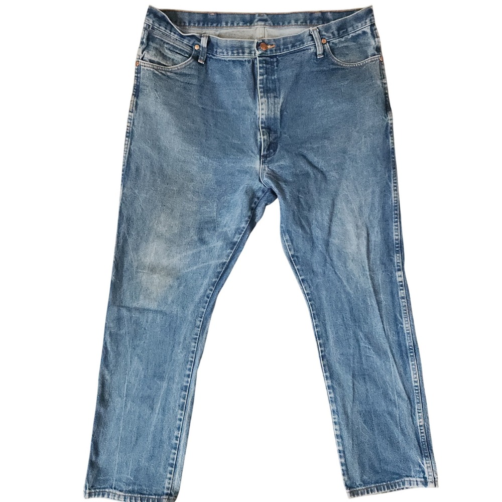Wrangler 13MWZ Jeans Mens 42x32 Cowboy Cut Original Fit Western Denim A707